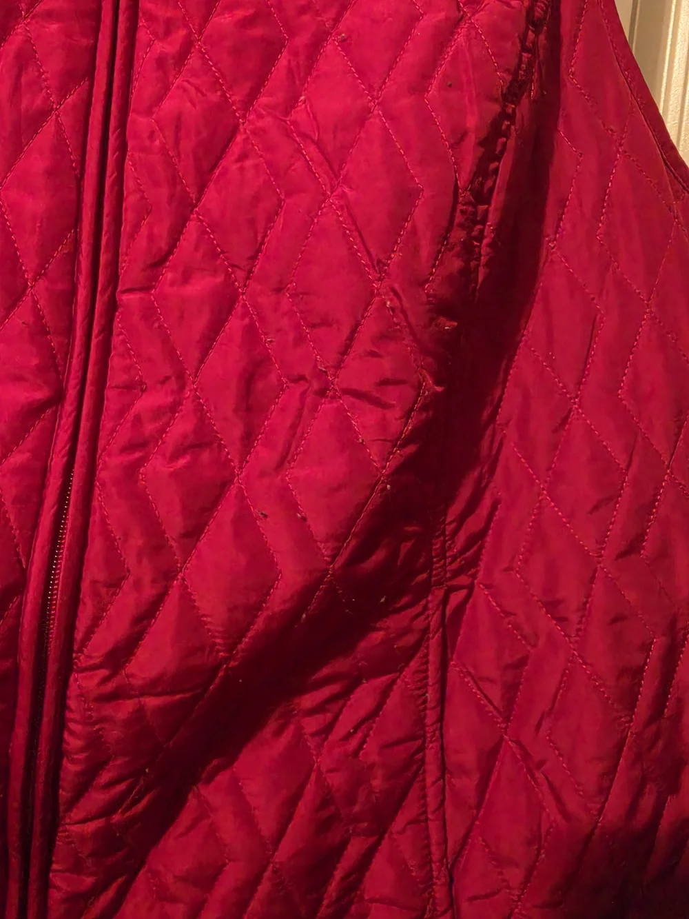 croft & barrow Quilted Red Women's Vest
